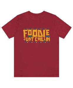 Foodie Just Chillin' Jersey Short Sleeve Tee